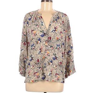 Rebecca Taylor Silk Floral Blouse Size 8